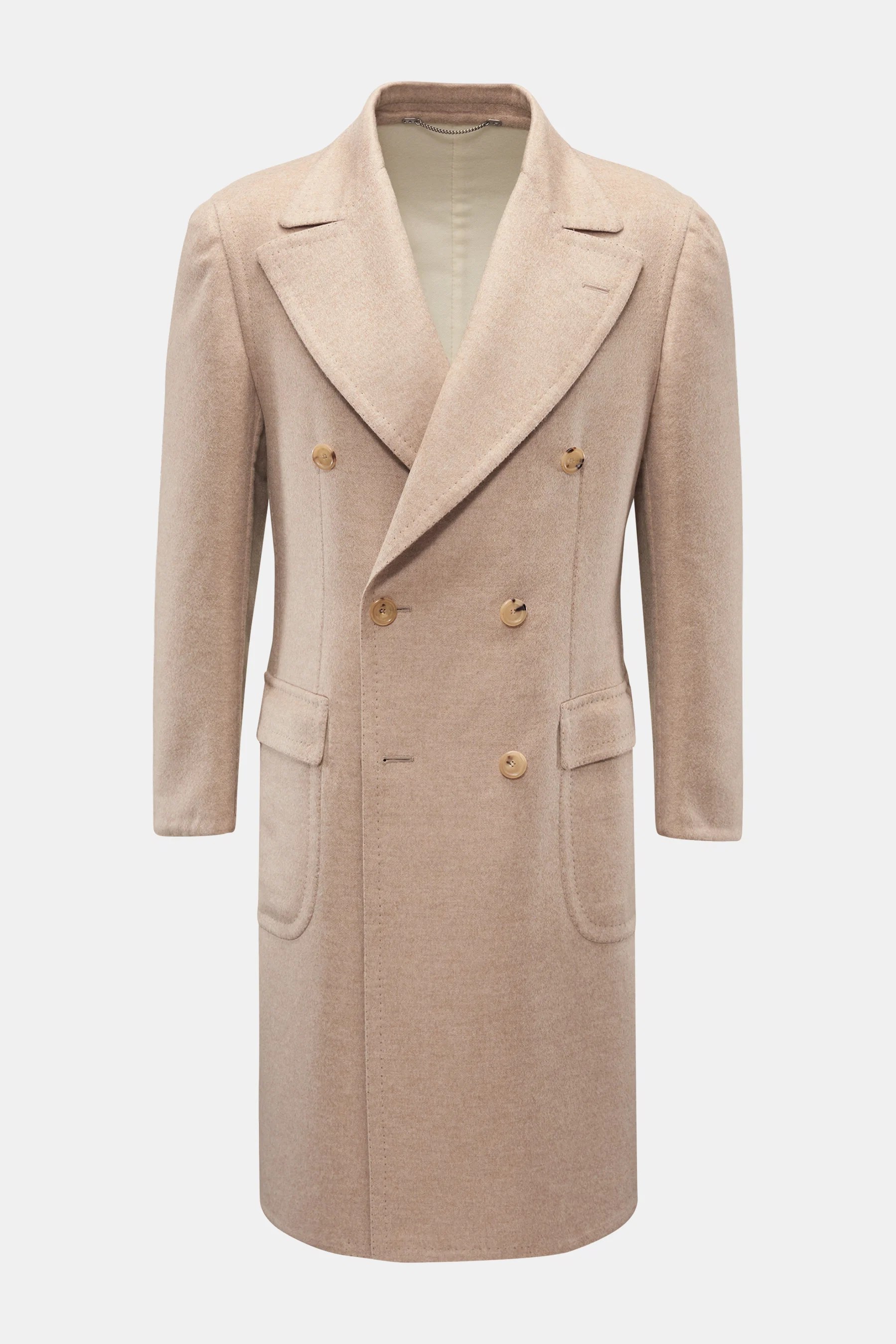 Cesare Attolini - Herren - Cashmere Mantel beige – Bild 2
