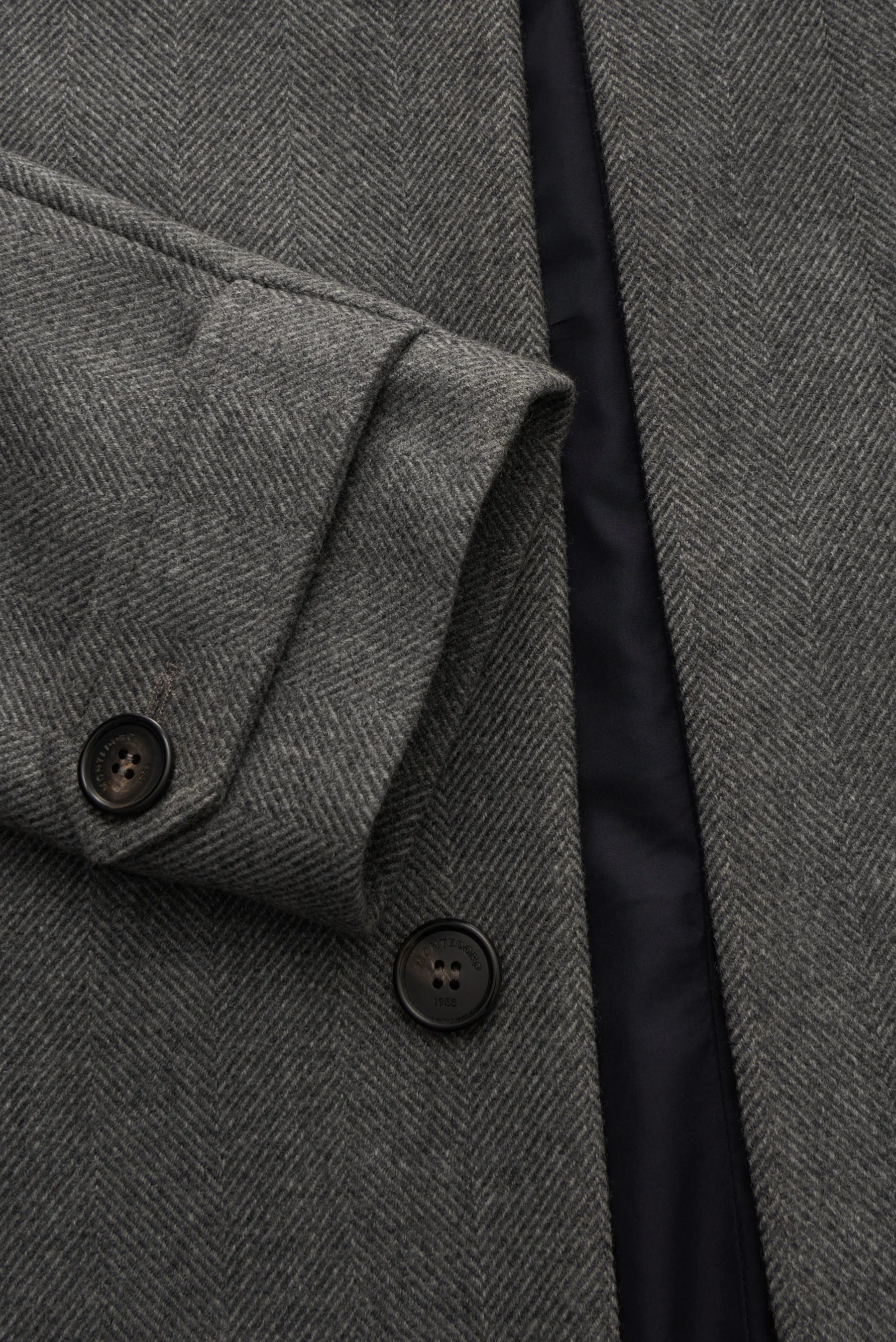 Montedoro - Herren - Carcoat grau gemustert – Bild 6