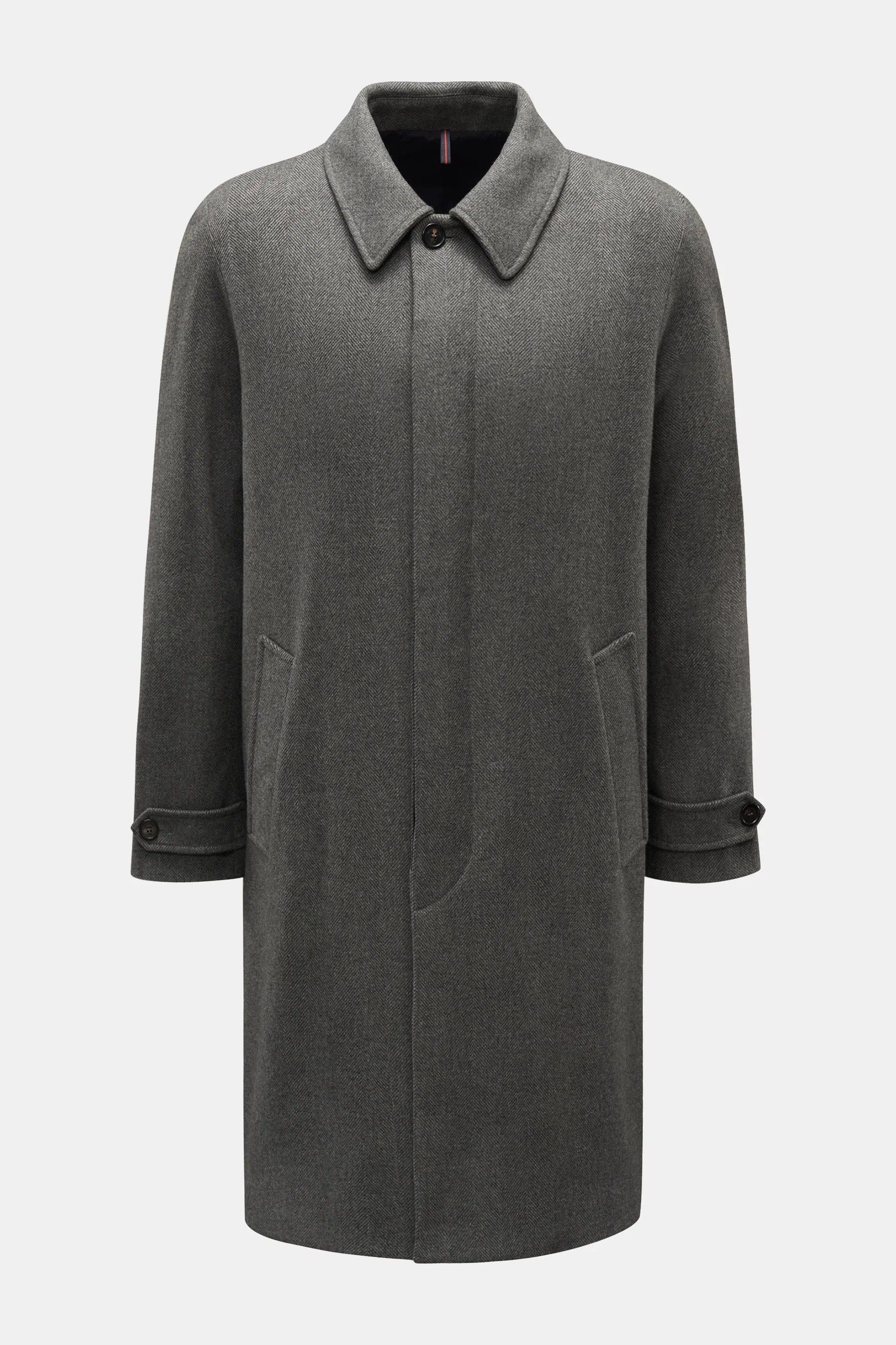 Montedoro - Herren - Carcoat grau gemustert – Bild 4