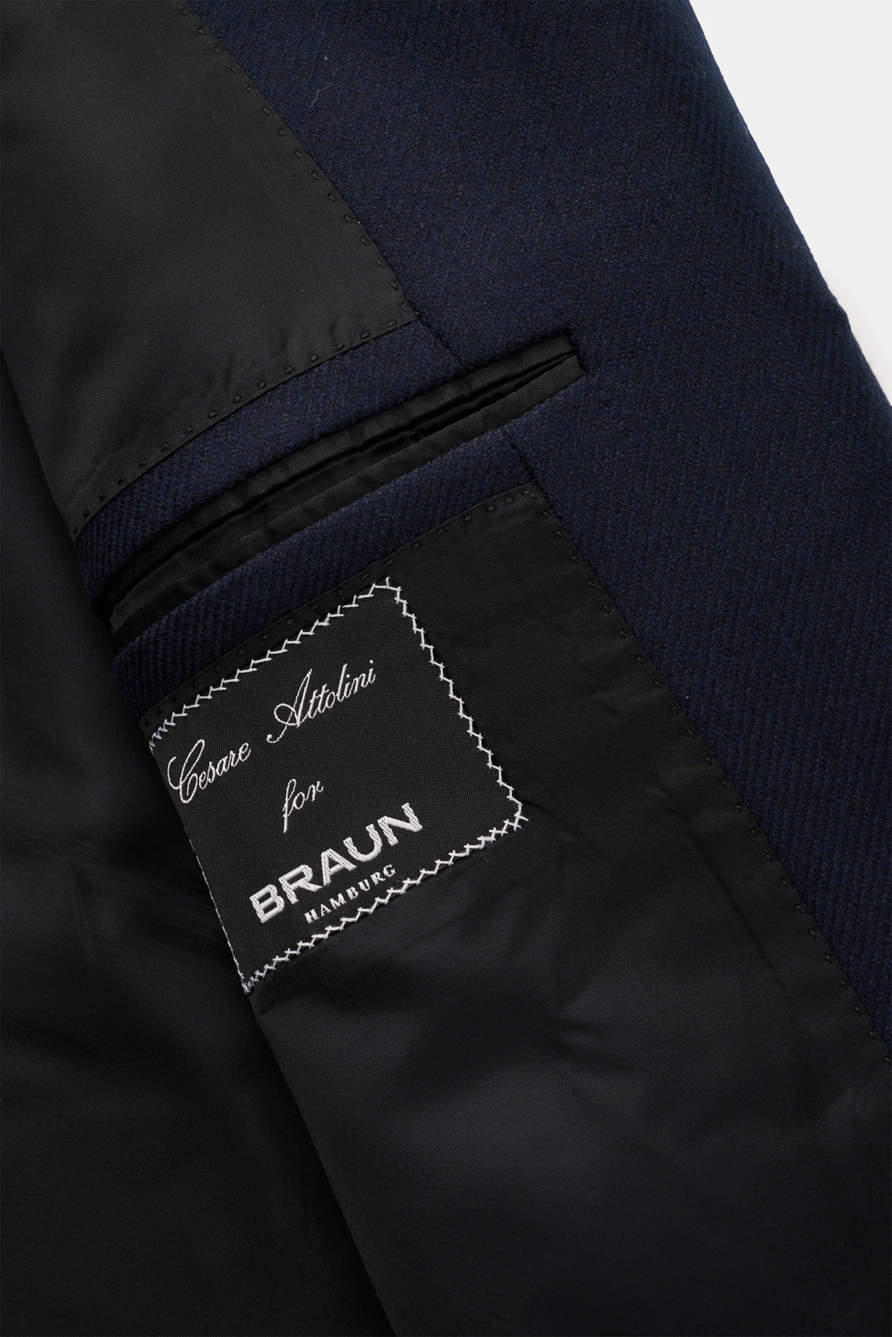 Cesare Attolini - Herren - Cashmere Mantel navy – Bild 6