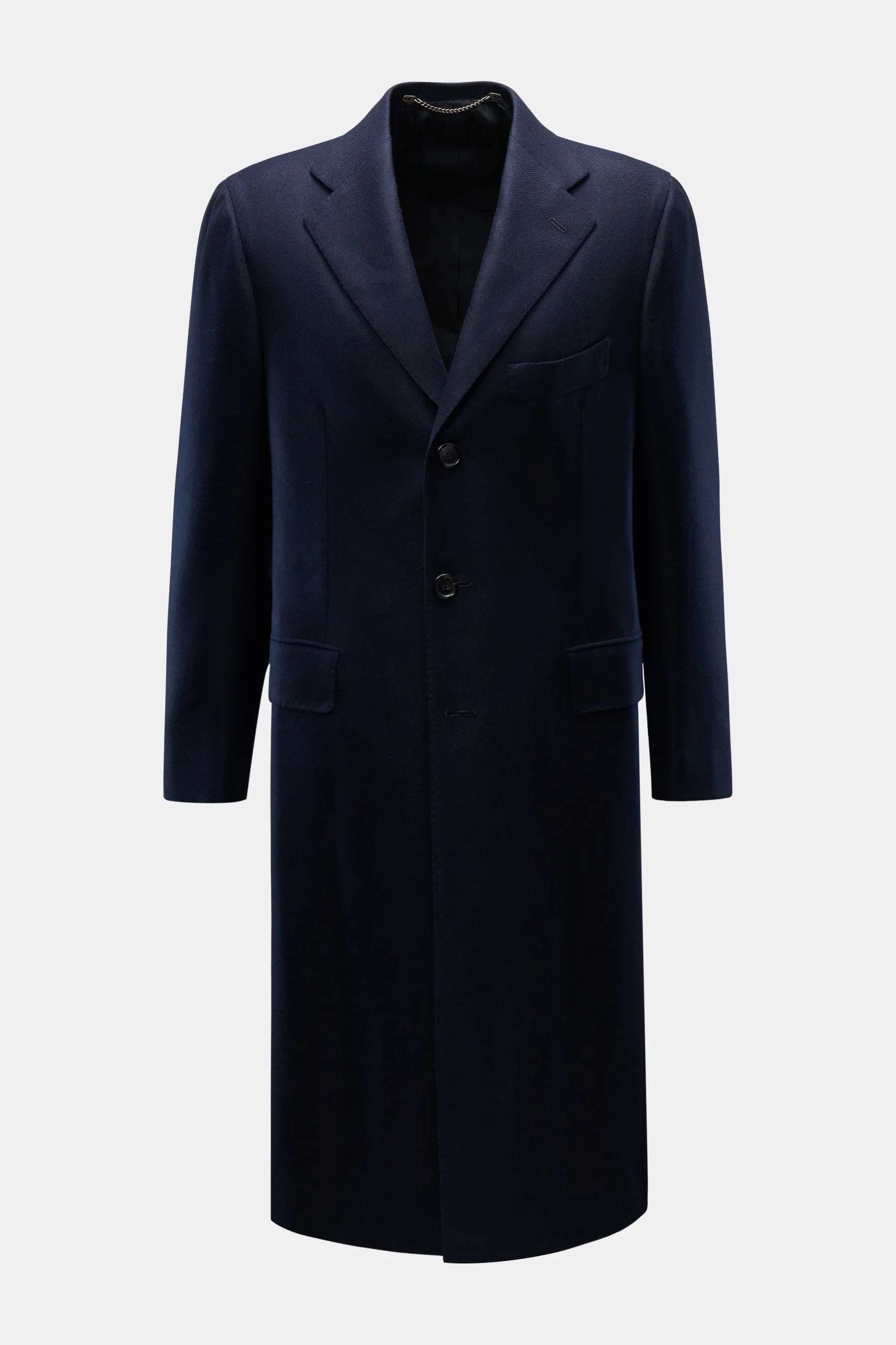 Cesare Attolini - Herren - Cashmere Mantel navy – Bild 2