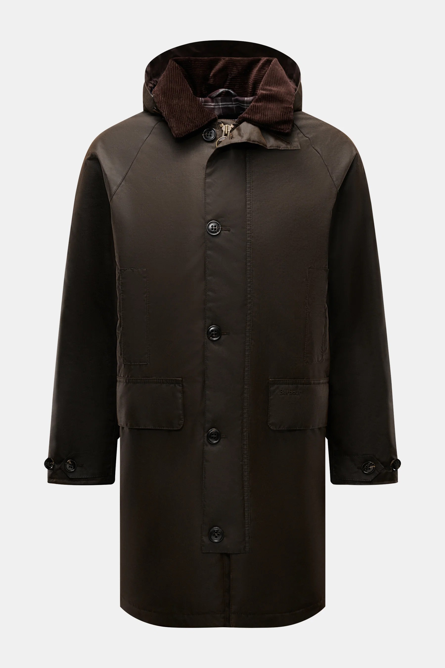 Barbour - Herren - Wachsparka 'Beaudale' khaki – Bild 2