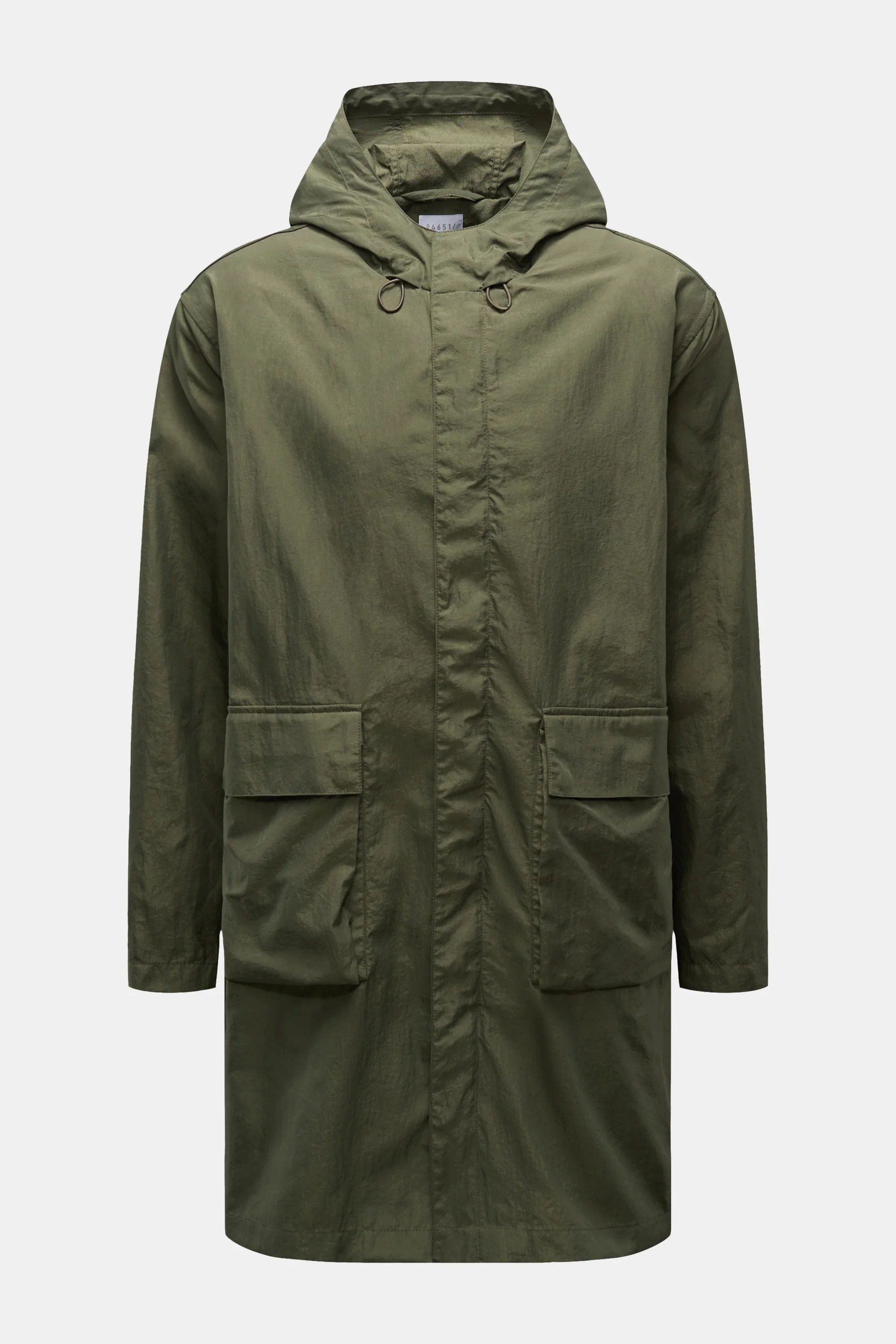 04651/ A trip in a bag - Herren - Mantel 'Travel Coat' oliv – Bild 2