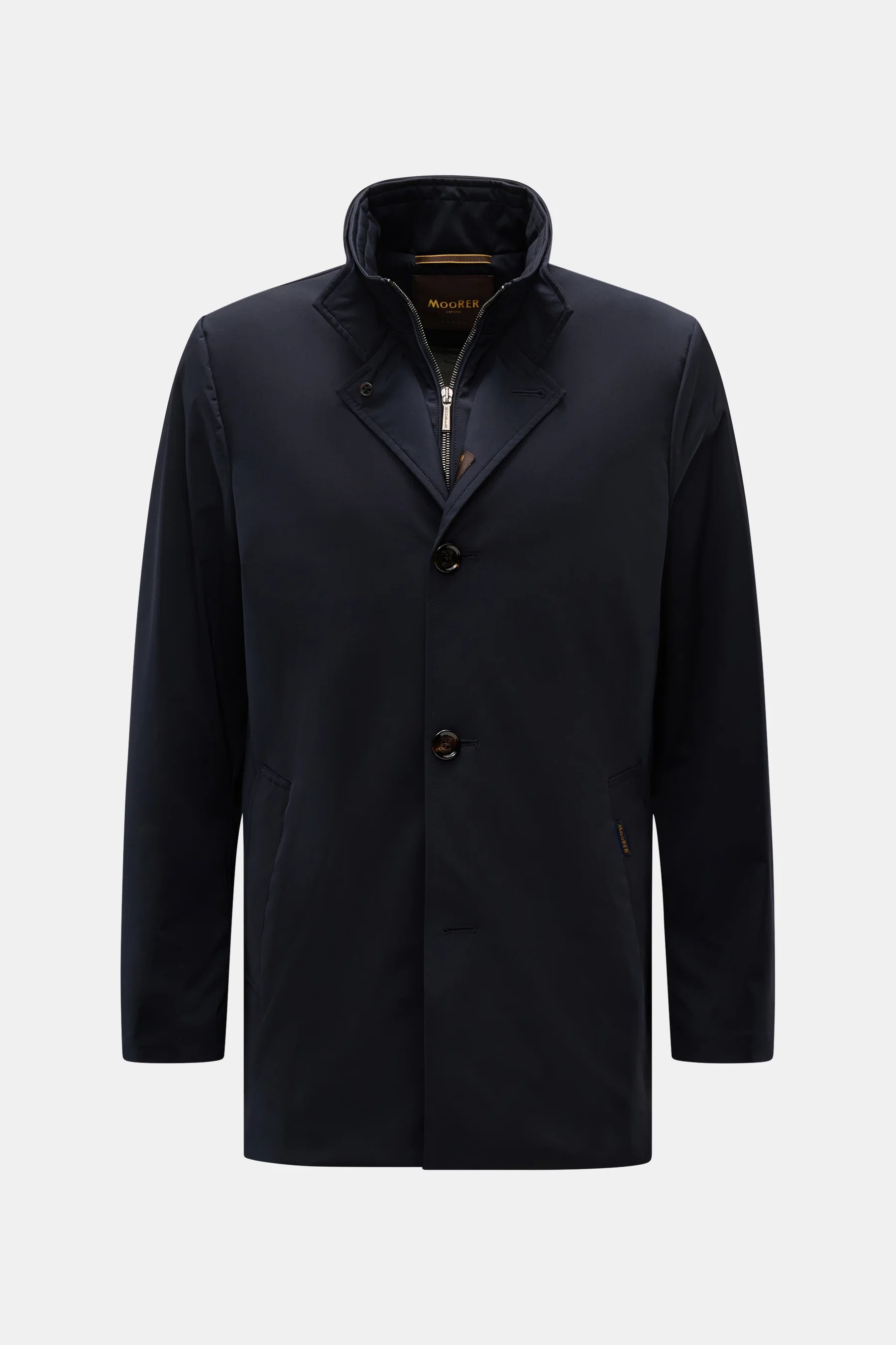 Moorer - Herren - Kurzmantel 'Borromini' navy – Bild 4