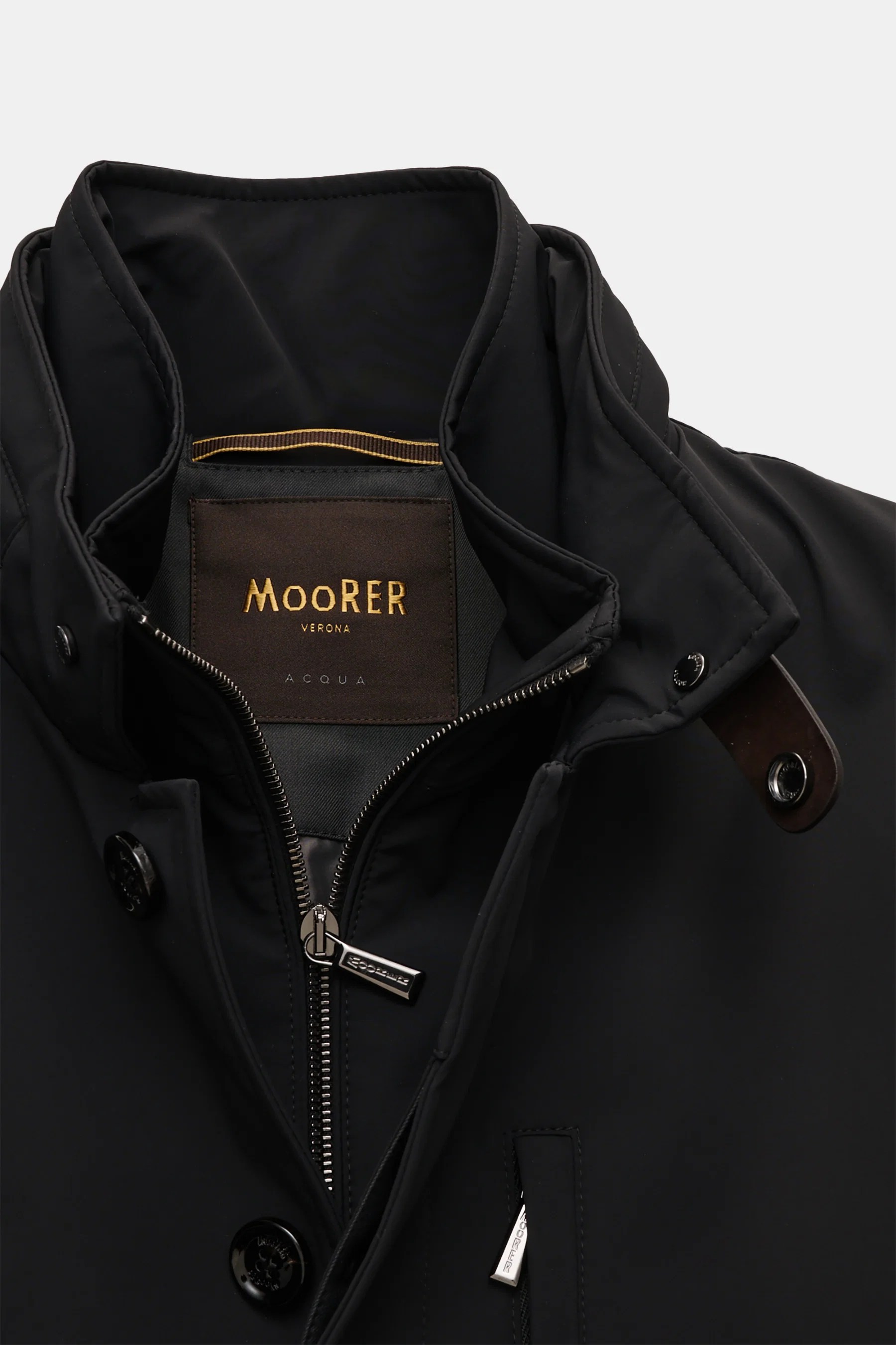 Moorer - Herren - Kurzmantel 'Edgar' schwarz – Bild 5