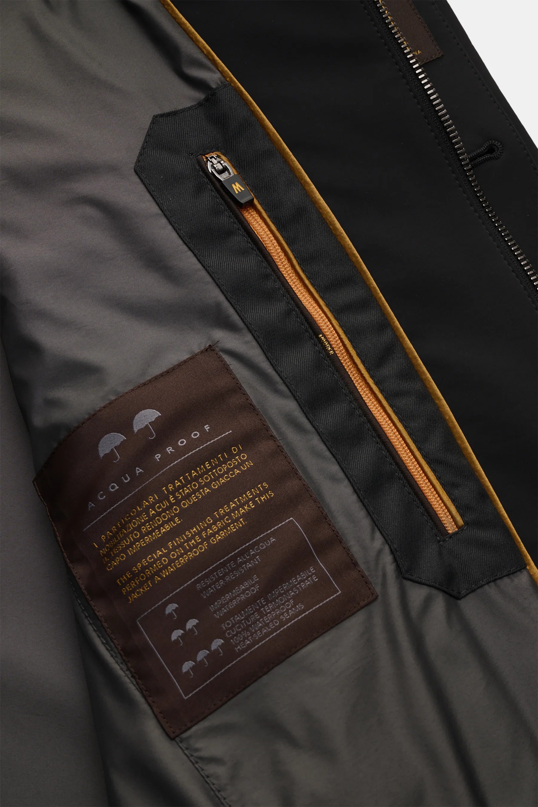 Moorer - Herren - Kurzmantel 'Edgar' schwarz – Bild 8