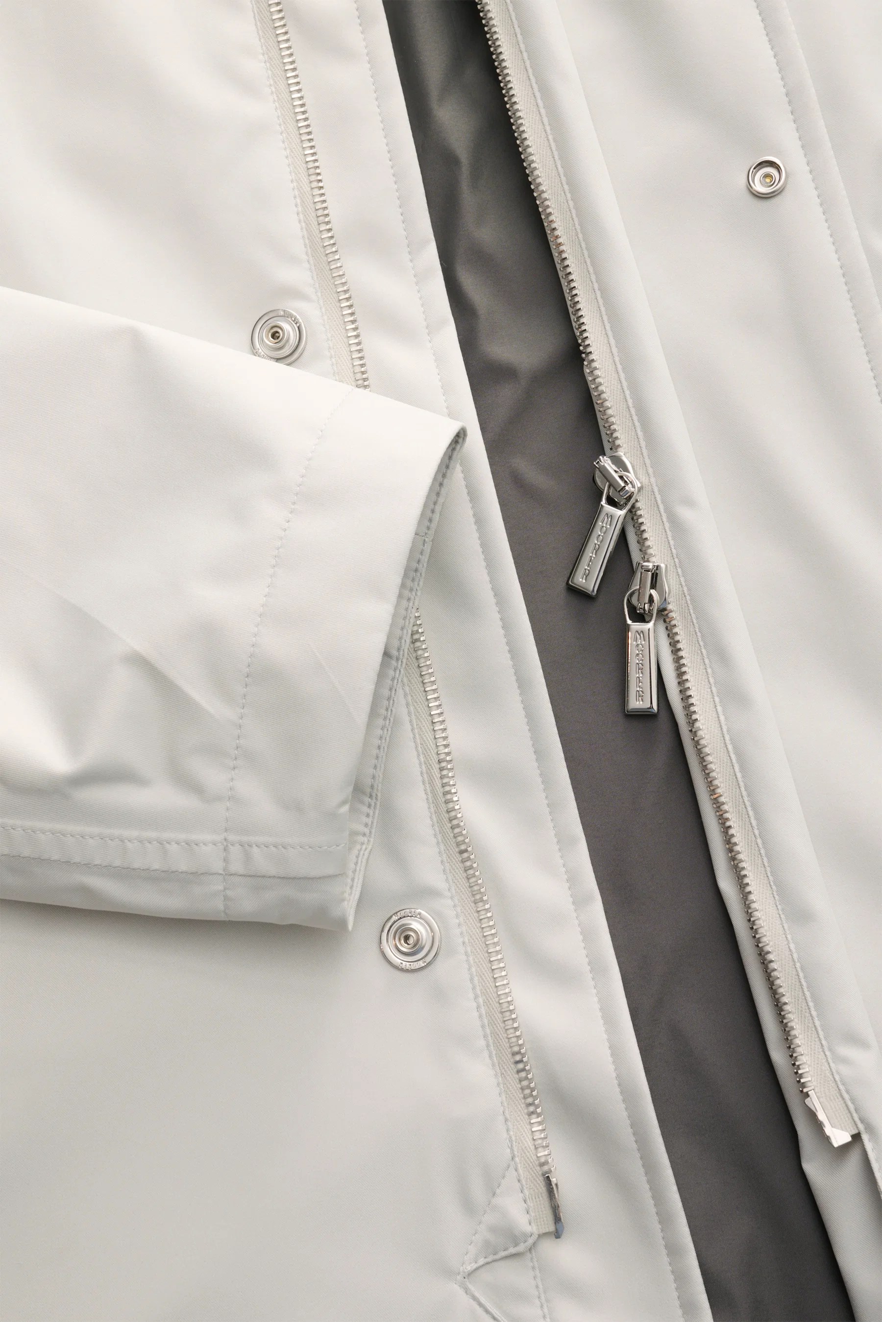 Moorer - Herren - Kurzmantel 'Tiglio' hellgrau – Bild 5