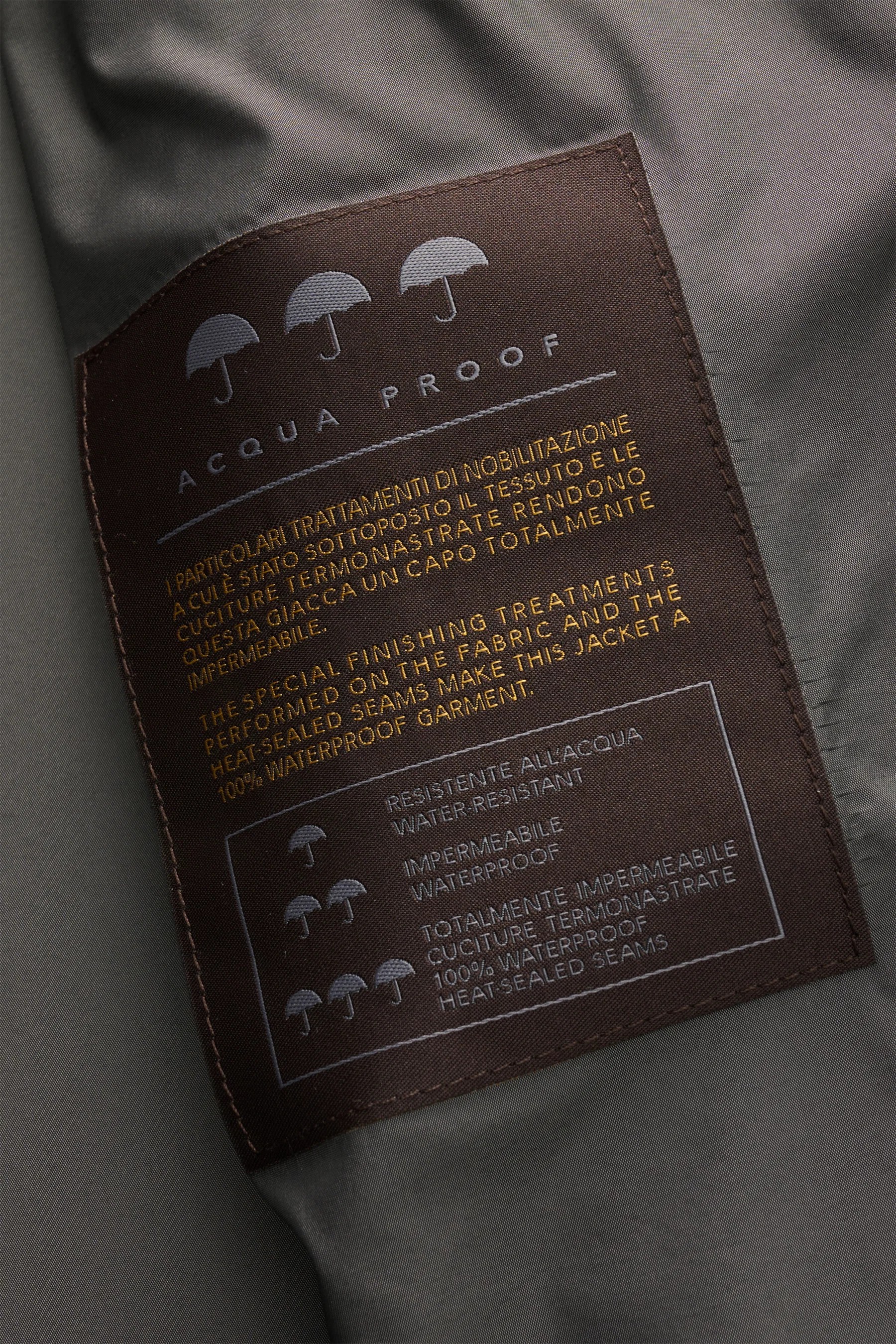 Moorer - Herren - Kurzmantel 'Tiglio' hellgrau – Bild 8