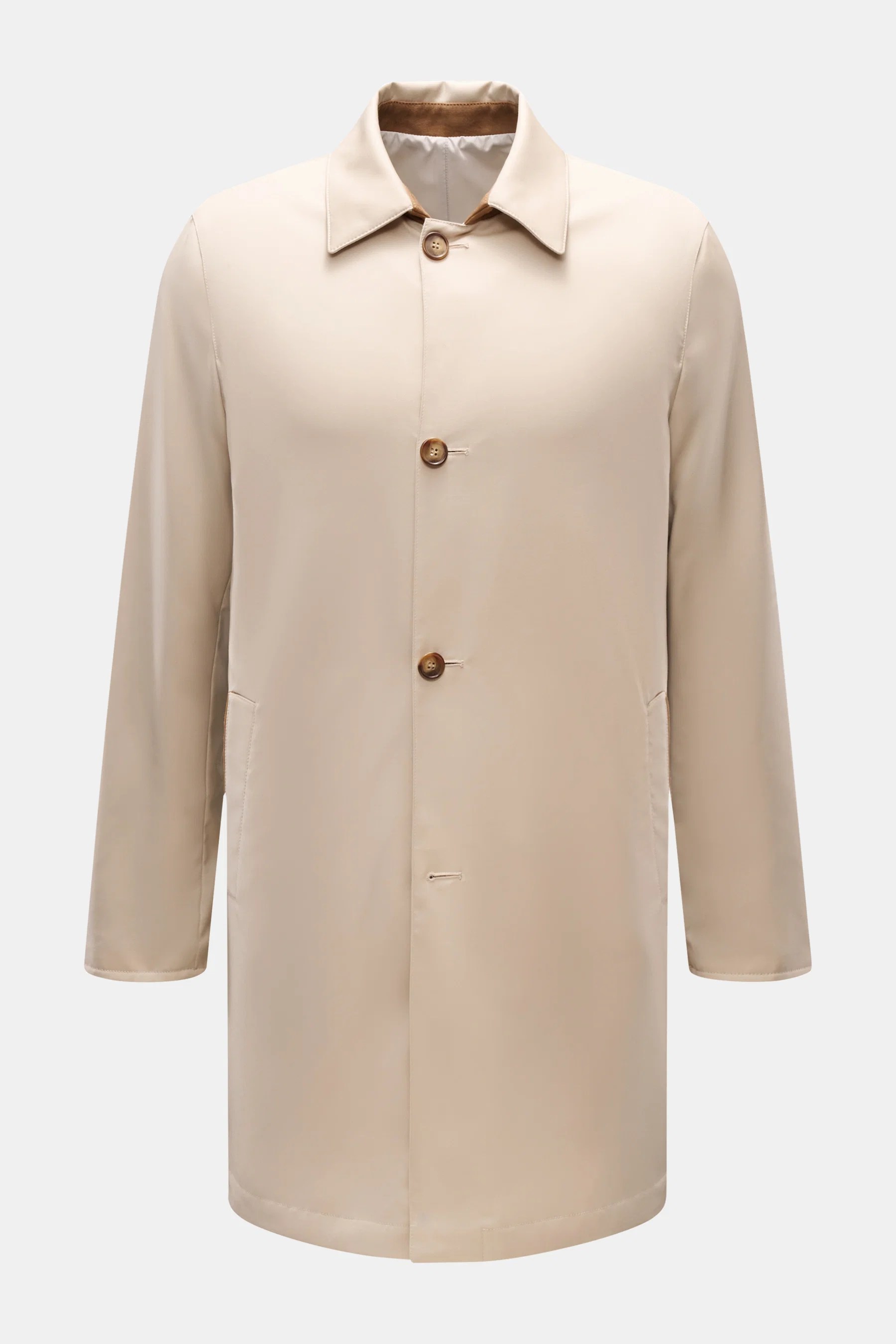 Mandelli - Herren - Wende-Kurzmantel sand – Bild 2