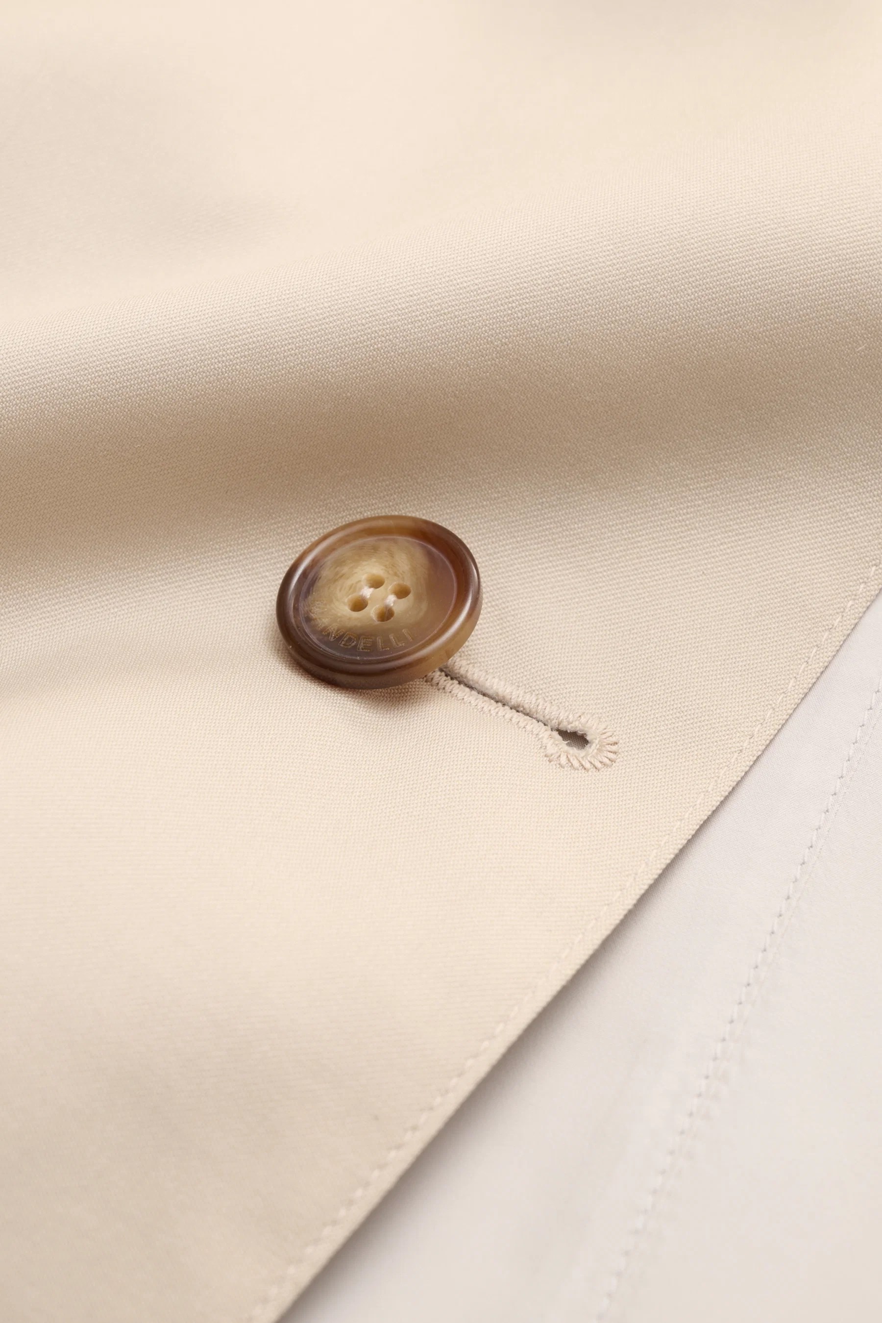 Mandelli - Herren - Wende-Kurzmantel sand – Bild 7