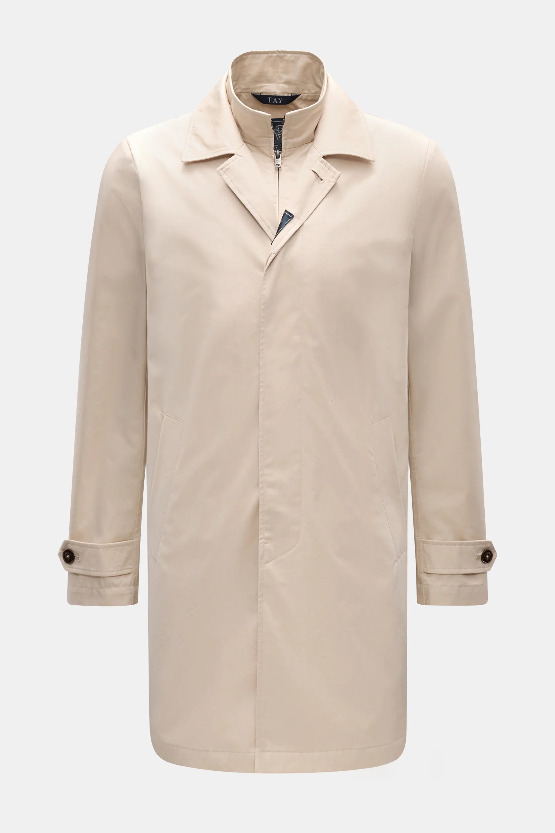 Fay - Herren - Mantel 'Morning' sand – Bild 2