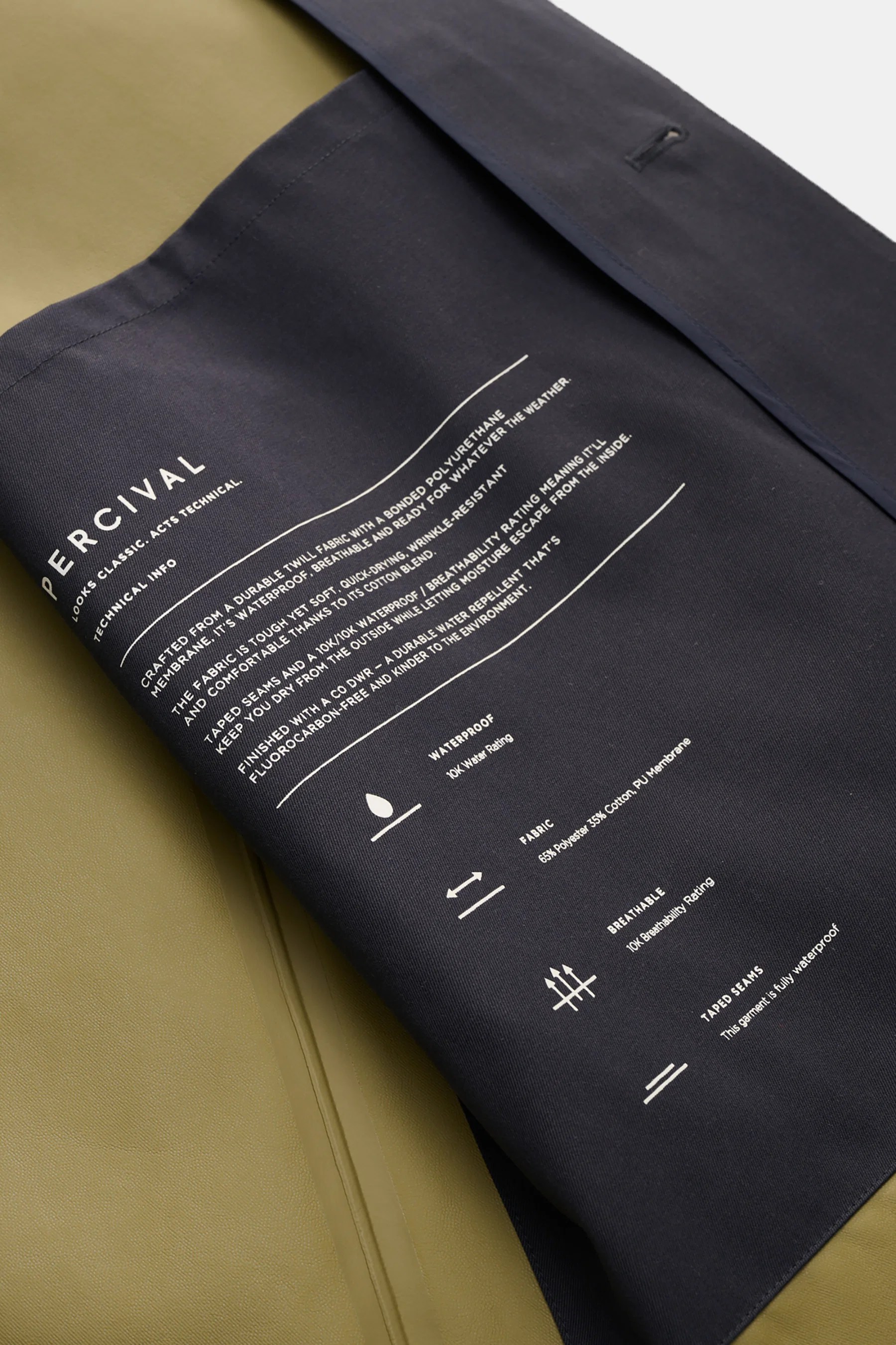 Percival - Herren - Kurzmantel 'Sherlock' dark navy – Bild 6