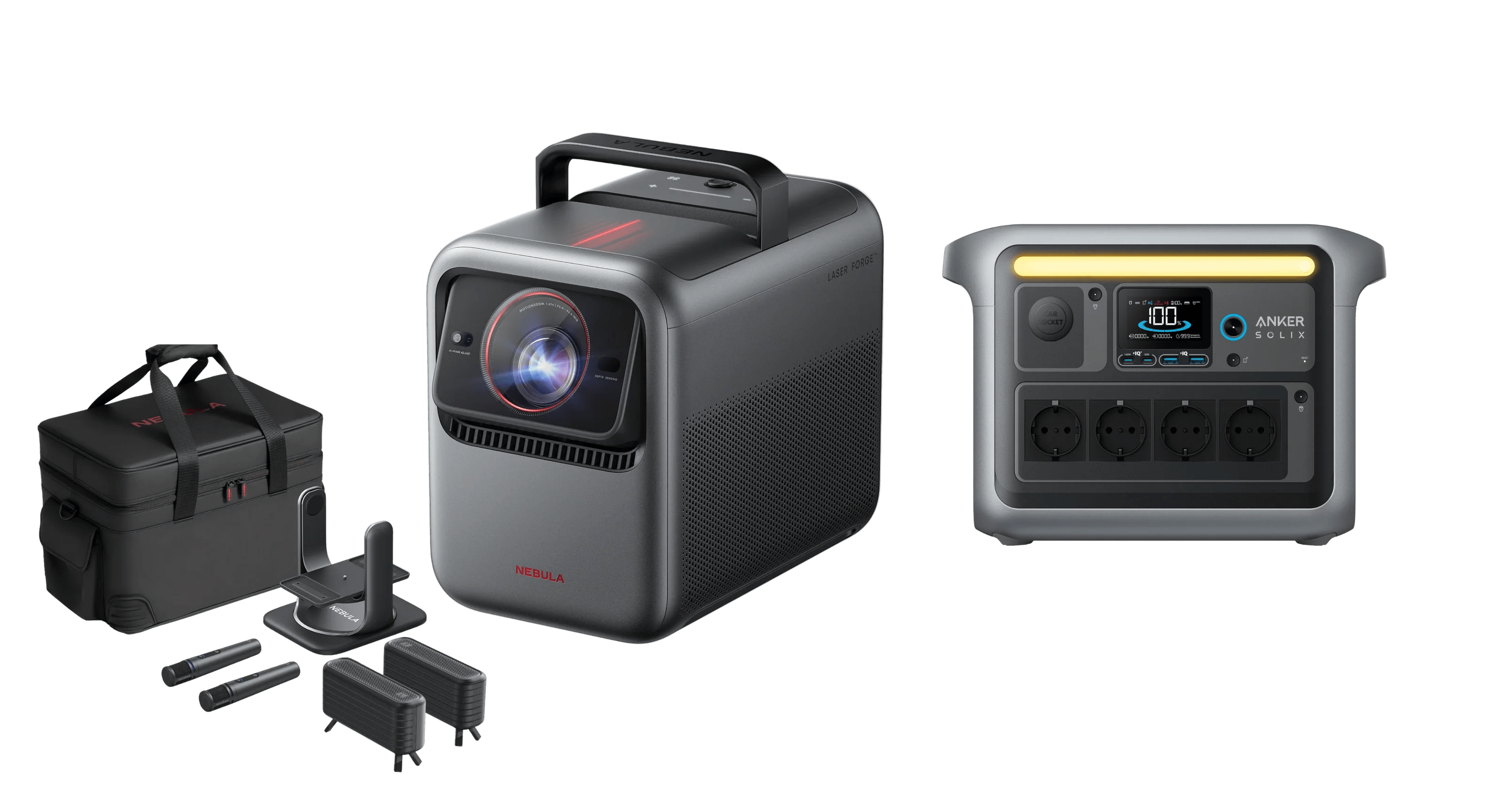 NEBULA X1 + NEBULA X1 Zubehör-Set + Anker SOLIX C1000 NEBULA X1 + NEBULA X1 Zubehör-Set + Anker SOLIX C1000