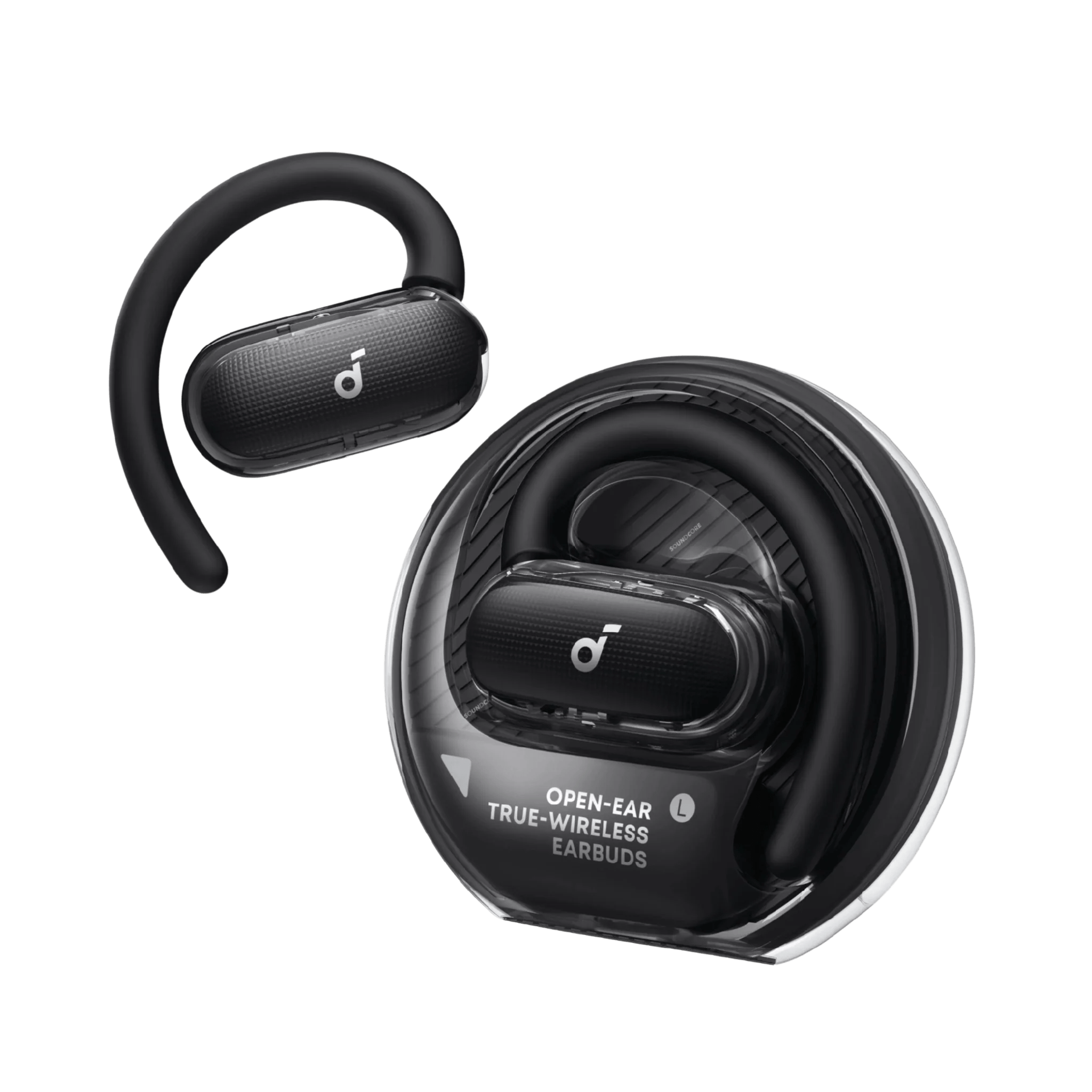 soundcore V40i| Kabellose Earbuds mit klarem Case Nachtschwarz soundcore V40i| Kabellose Earbuds mit klarem Case Nachtschwarz