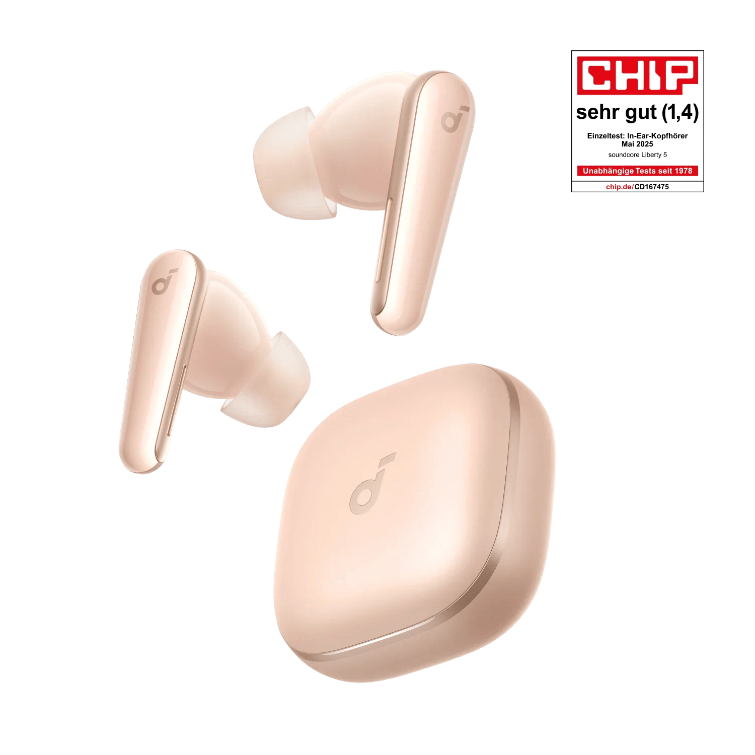 Liberty 5|Dolby 3D-Audio True-Wireless Earbuds Pfirsich-Rosa Liberty 5|Dolby 3D-Audio True-Wireless Earbuds Pfirsich-Rosa