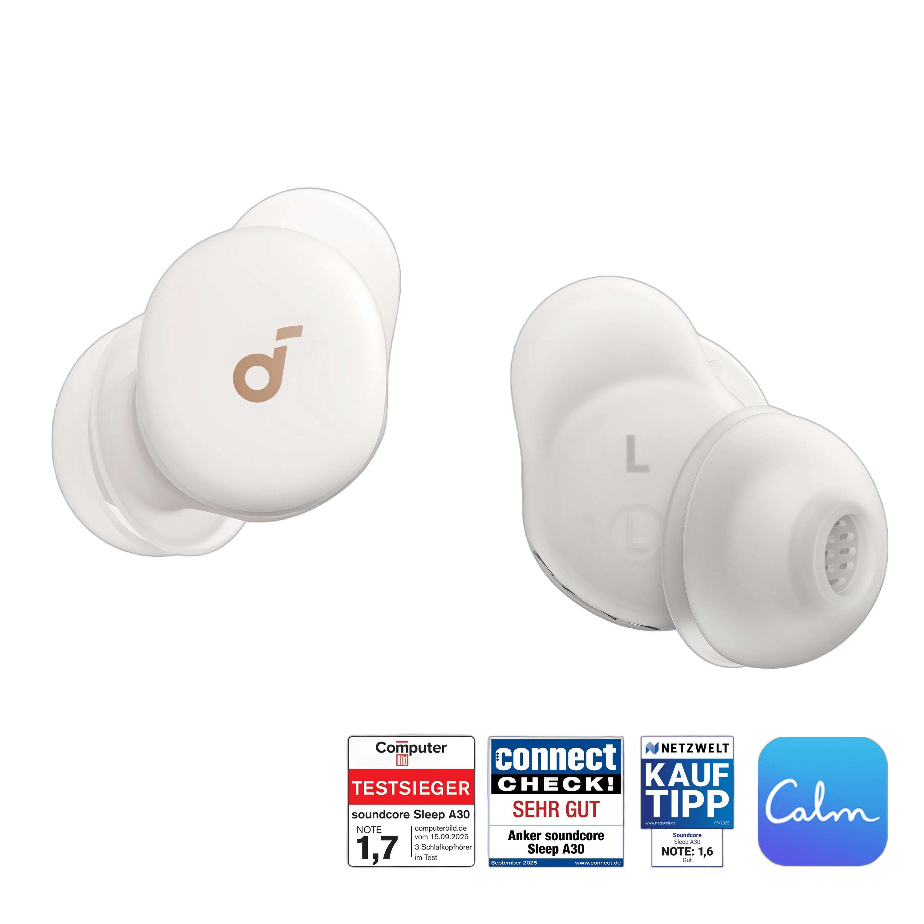 Sleep A30|Die weltweit ersten Schlafkopfhörer mit intelligentem ANC Mondweiß Sleep A30|Die weltweit ersten Schlafkopfhörer mit intelligentem ANC Mondweiß