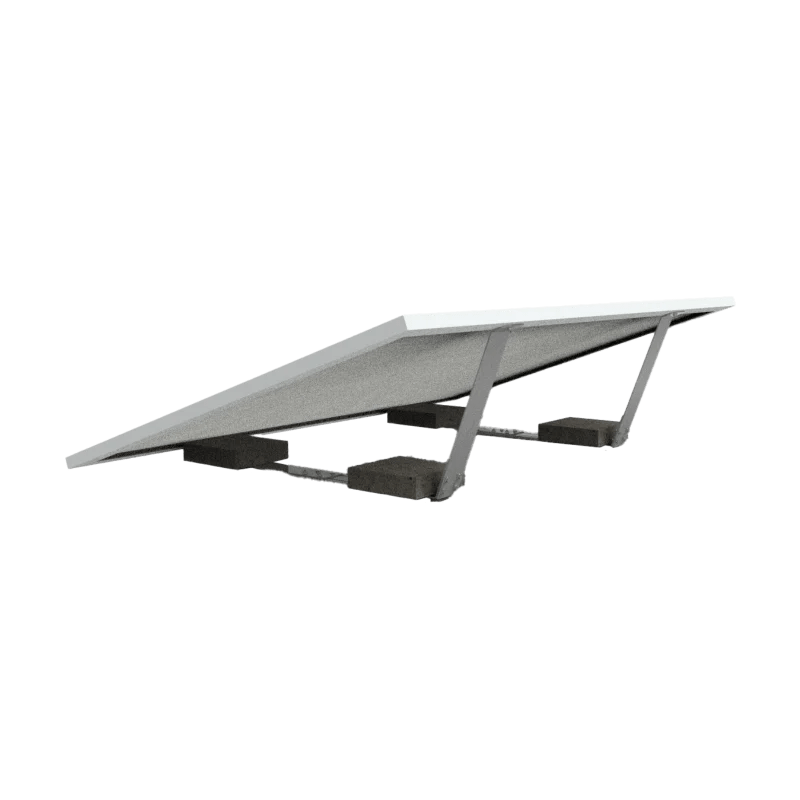 Solarpanelhalterung für Flachdach & Garten für 1 Modul Solarpanelhalterung für Flachdach & Garten für 1 Modul