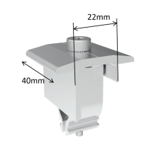 Solarmodul-Halterung für Schrägdach für 2 Module Solarmodul-Halterung für Schrägdach für 2 Module