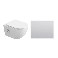 HOROW HB-L01U Dusch-WC – WC & Spiegel Set HOROW HB-L01U Dusch-WC – WC & Spiegel Set