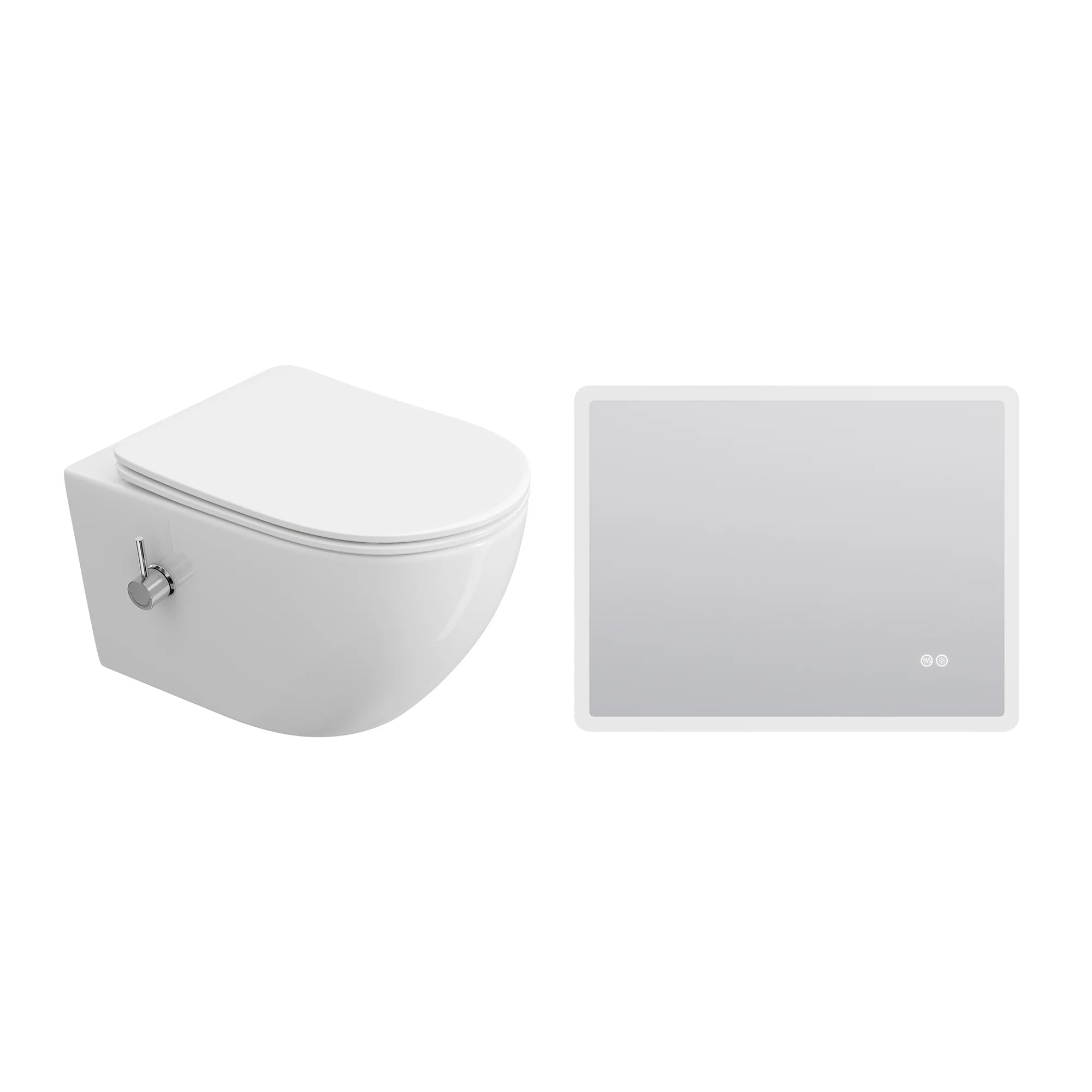 HOROW HB-L01U Dusch-WC – WC & Spiegel Set HOROW HB-L01U Dusch-WC – WC & Spiegel Set