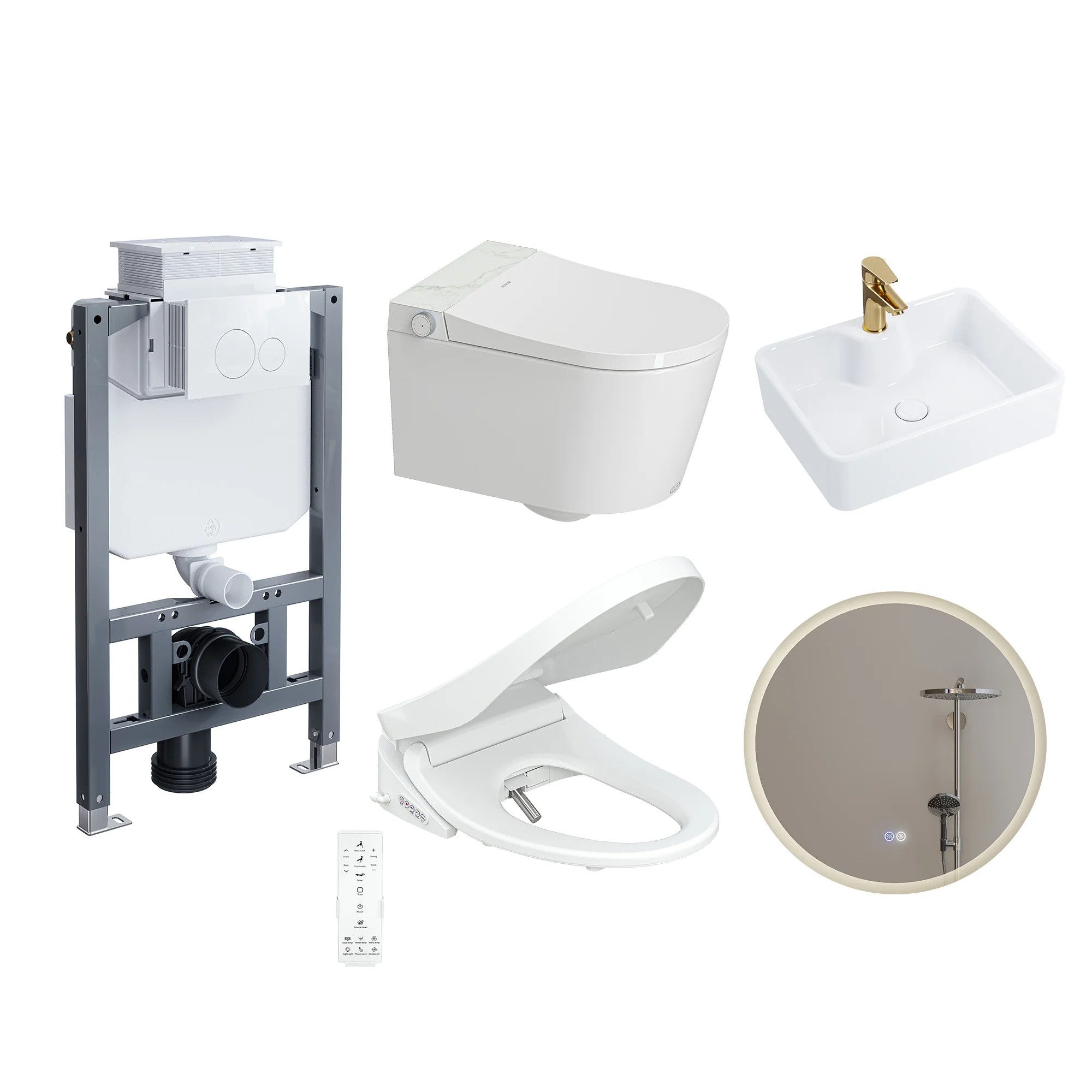 HOROW S70 Smart Wand-WC – Ultimatives Paket HOROW S70 Smart Wand-WC – Ultimatives Paket