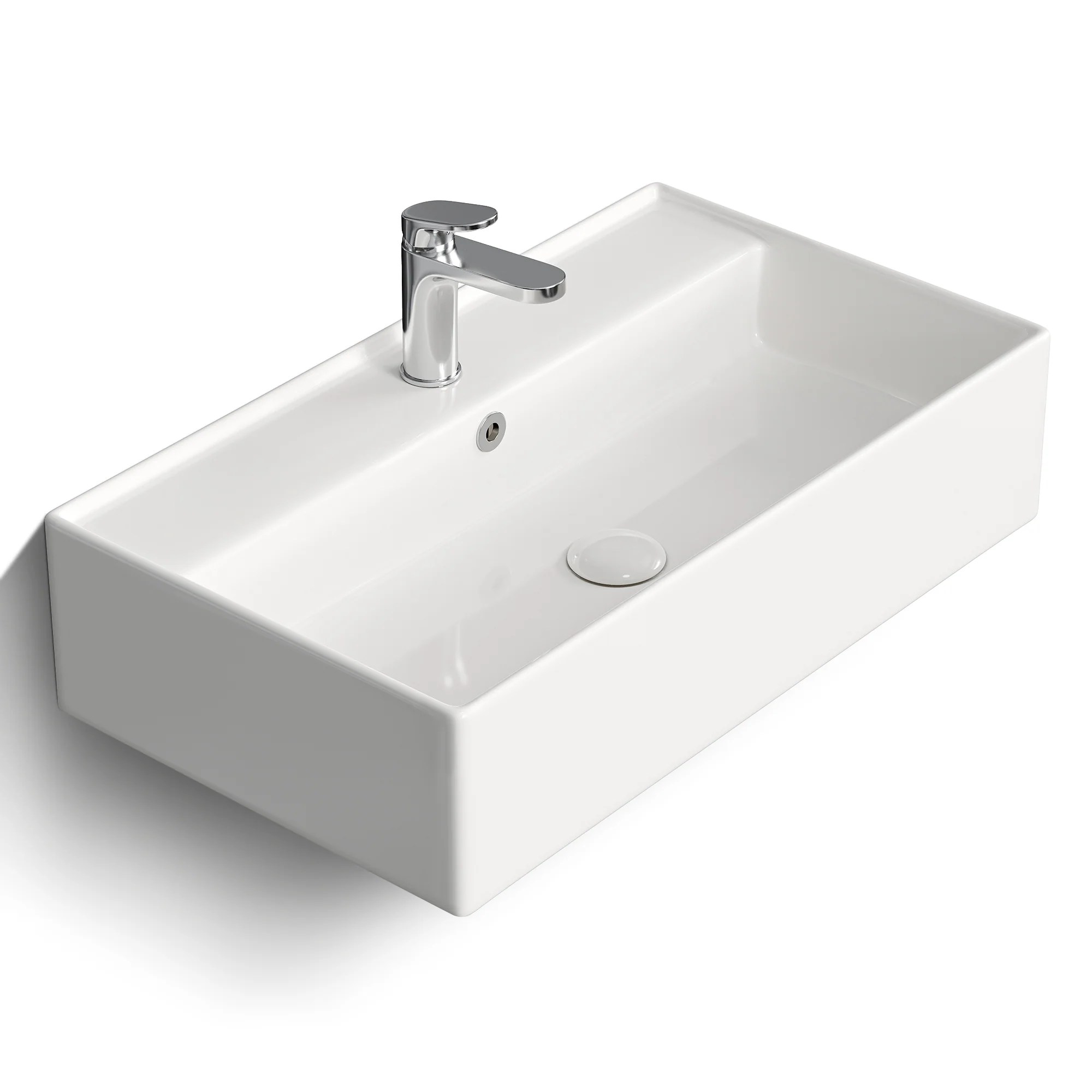 HOROW F08R-S5531W Rechteckiges Waschbecken – 45×31 cm HOROW F08R-S5531W Rechteckiges Waschbecken – 45×31 cm