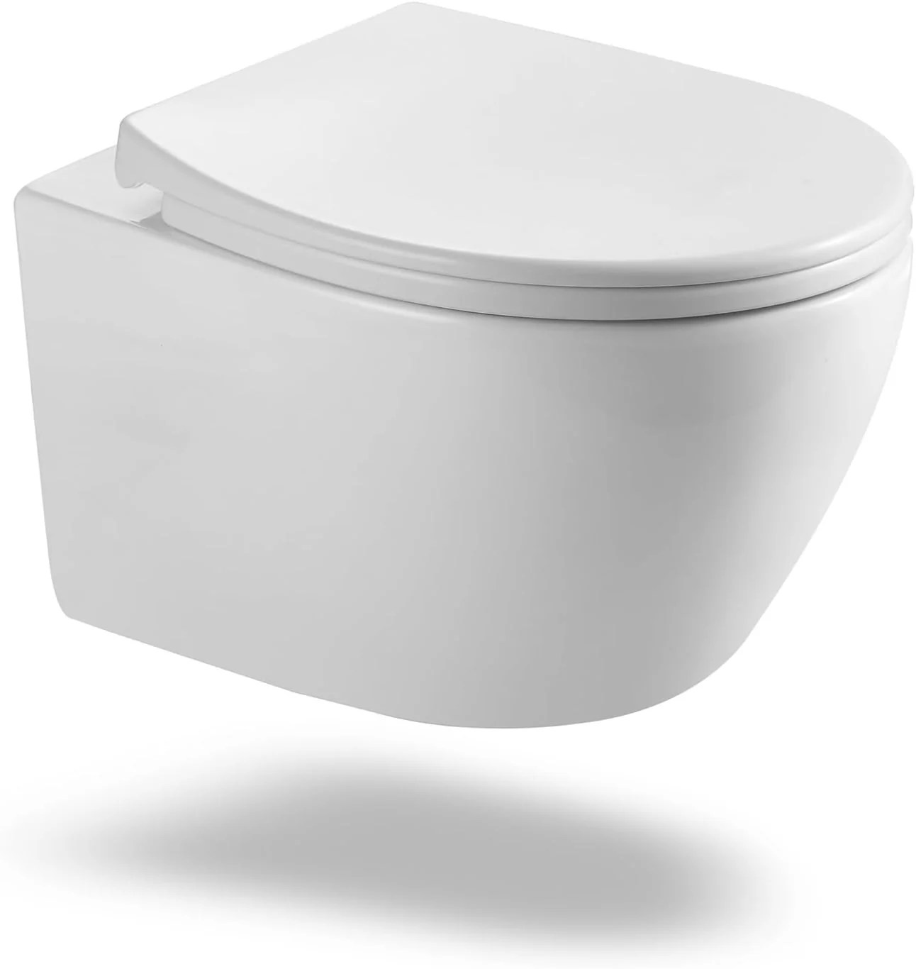 HOROW UG09R Wand-WC aus Keramik mit Soft-Close-Sitz & Superspin-Spülung – UG09R HOROW UG09R Wand-WC aus Keramik mit Soft-Close-Sitz & Superspin-Spülung – UG09R