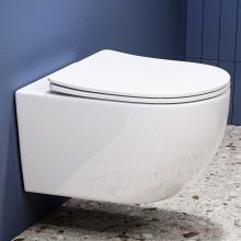 HOROW UG03R Spülrandloses Wand-WC aus Keramik mit Soft HOROW UG03R Spülrandloses Wand-WC aus Keramik mit Soft