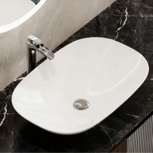 HOROW F12A-S6040 Aufsatzwaschbecken, 60×40cm, Weiß, Dünnrand, Nano-Beschichtung HOROW F12A-S6040 Aufsatzwaschbecken, 60×40cm, Weiß, Dünnrand, Nano-Beschichtung