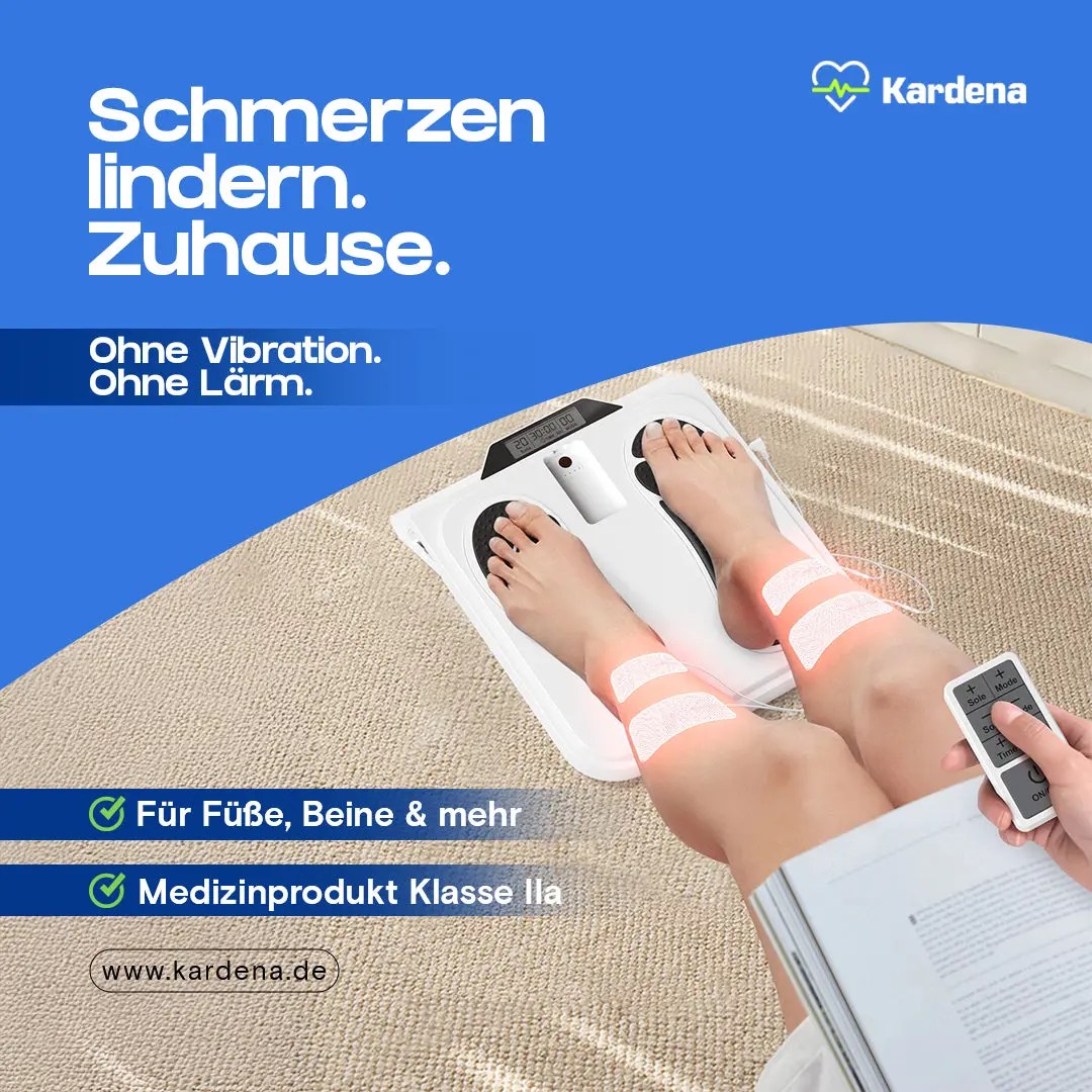 Kardena MED: AST-300Z – Medizinischer EMS/TENS Fußstimulator gegen Schmerzen & Durchblutungsstörungen – Bild 3
