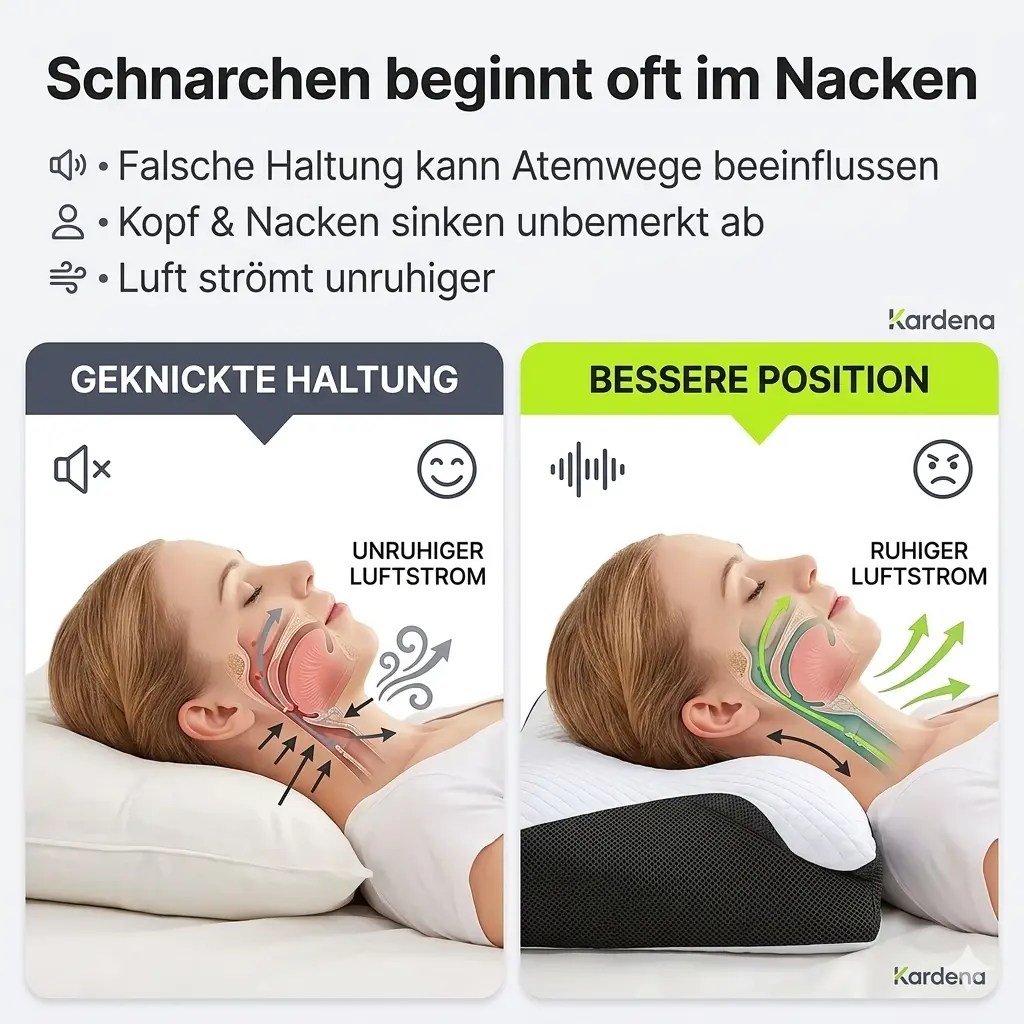 Kardena Schlafkomfort Pro Nackenkissen – Ergonomisches Memory-Foam-Kissen für ruhige Nächte – Bild 4