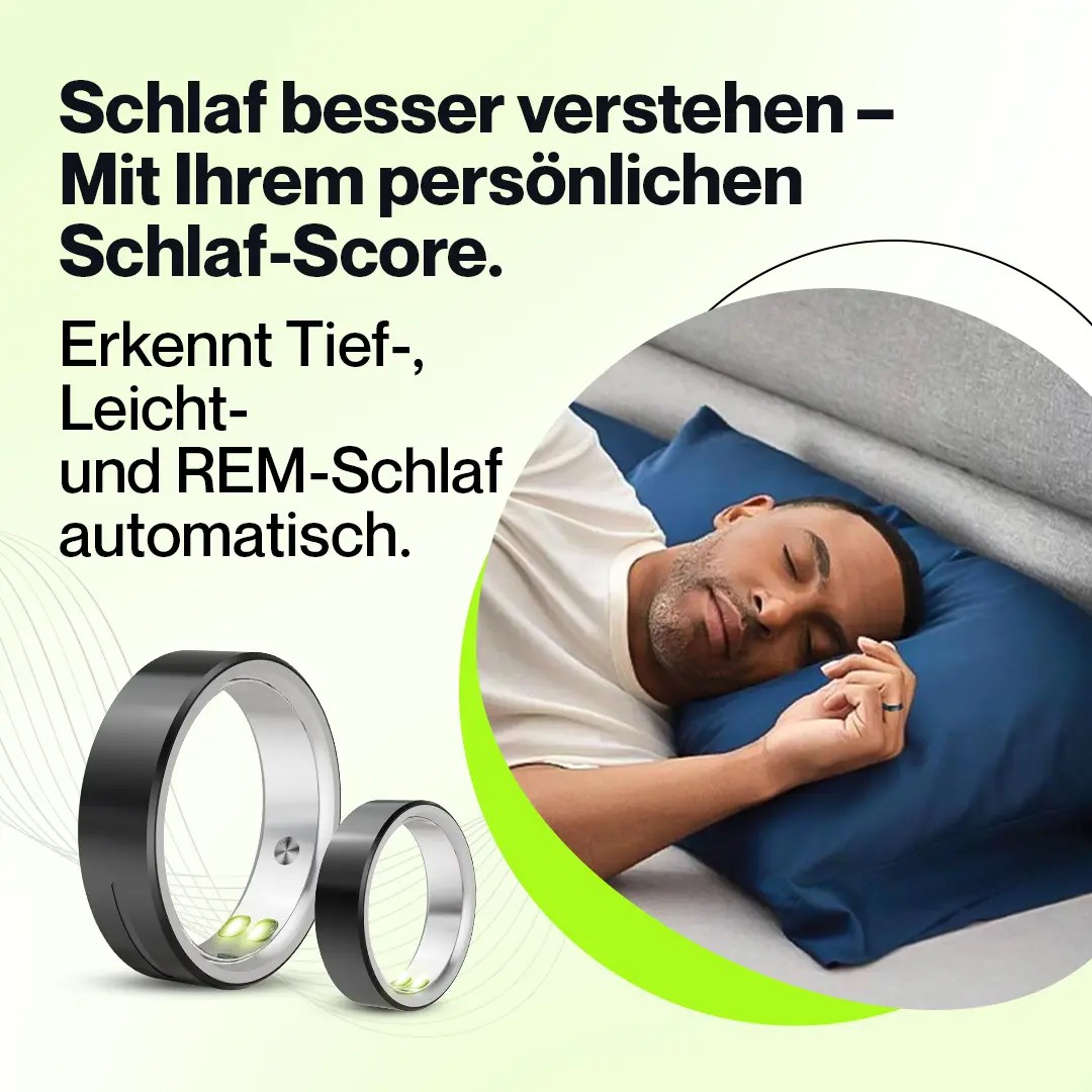 Kardena CARE Life 3 – Gesundheitsring mit SOS-Funktion, Schlafanalyse & Vitalmessung – Bild 5