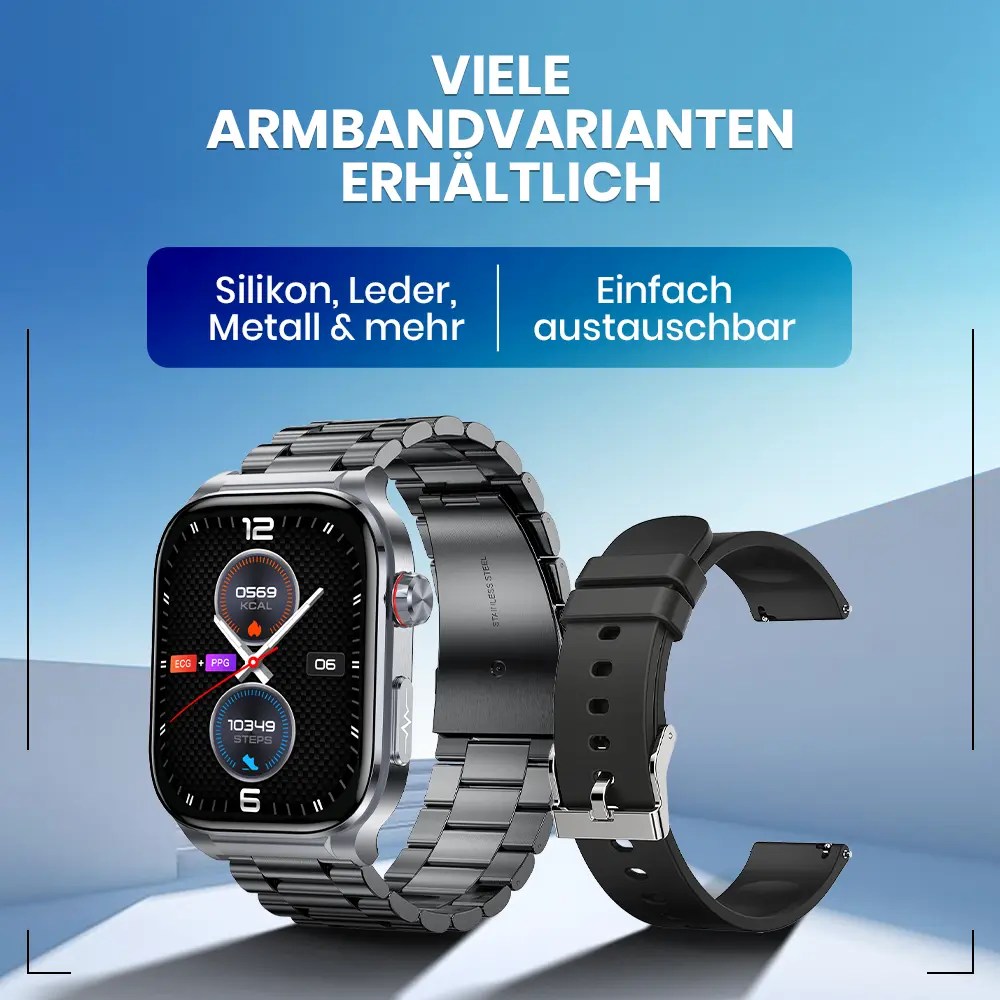 Kardena CARE Pro 5 – Gesundheitsuhr mit EKG, KI-Analyse & Pflegefunktion – Bild 3