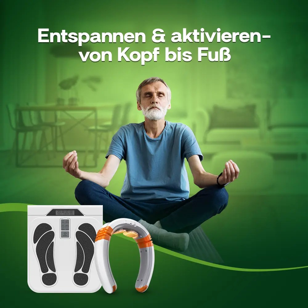 Kardena MED: Schmerzfrei-Set für Nacken & Füße – Gezielte Wärme-, Massage- & Stromtherapie für zuhause – Bild 5