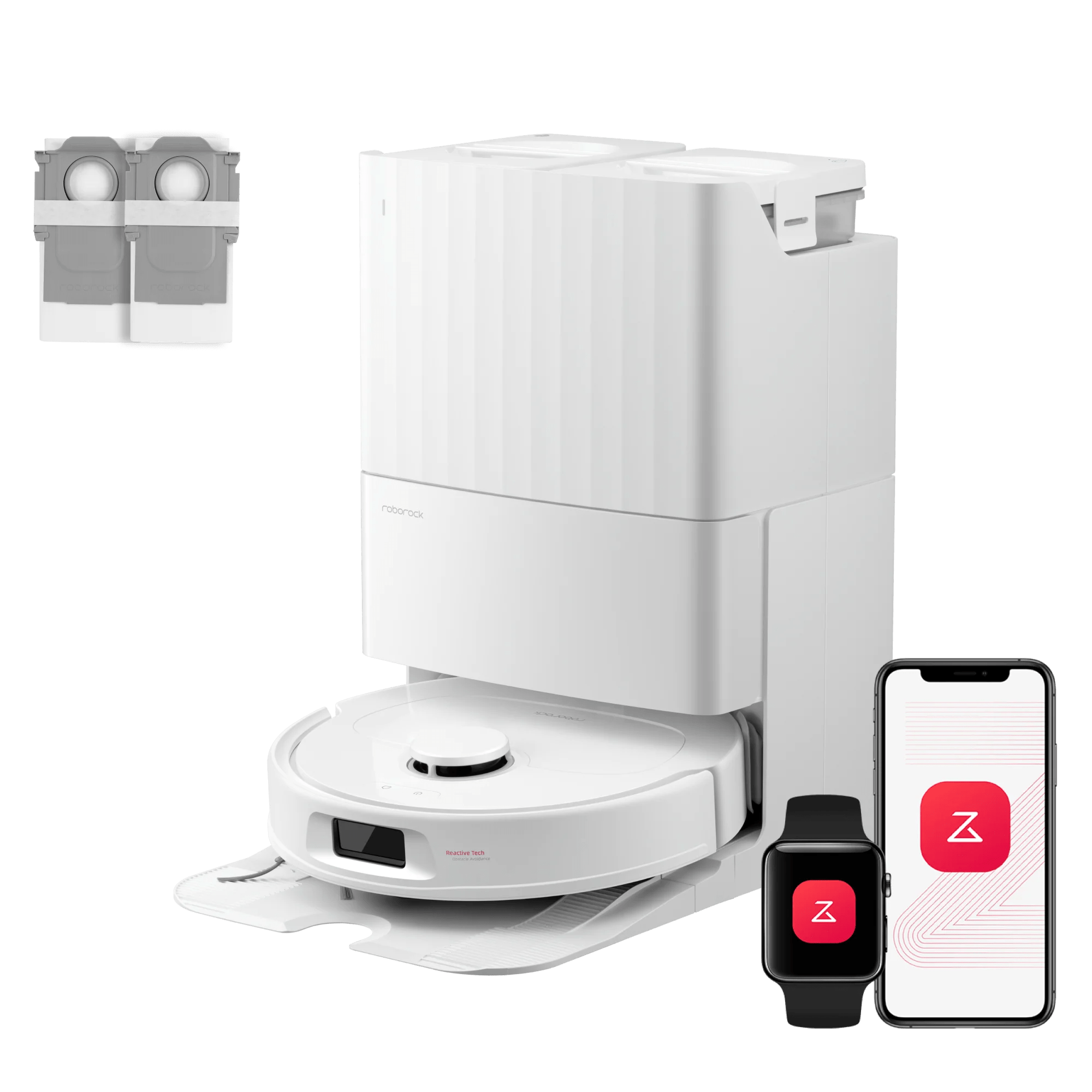 Roborock QV 35A Saugroboter Set (verbessert von Qrevo S) mit Multifunk Roborock QV 35A Saugroboter Set (verbessert von Qrevo S) mit Multifunk