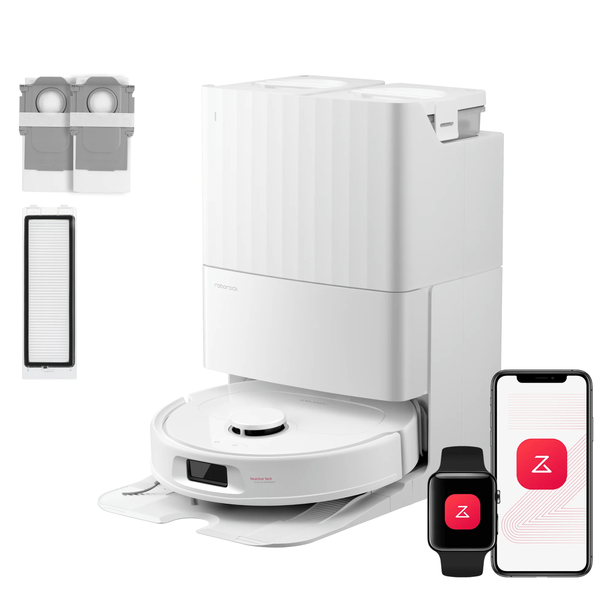 Roborock QV 35S Set Roboter-Staubsauger mit Multifunktions-Dockingstat Roborock QV 35S Set Roboter-Staubsauger mit Multifunktions-Dockingstat