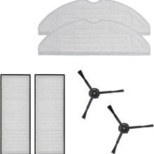 Roborock Zubehör Set mit Wischtücher, HEPA Filter und schwarz Seitenbü Roborock Zubehör Set mit Wischtücher, HEPA Filter und schwarz Seitenbü