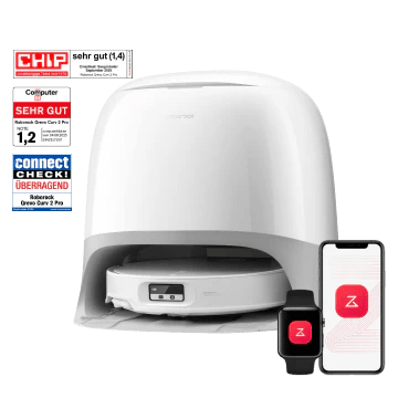 Roborock Qrevo Curv 2 Pro Saug- & Wischroboter, 25.000 Pa Saugkraft, 1 Roborock Qrevo Curv 2 Pro Saug- & Wischroboter, 25.000 Pa Saugkraft, 1