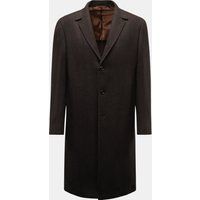 Stile Latino - Herren - Cashmere Mantel %27Cuenea%27 braun/schwarz gemustert Stile Latino - Herren - Cashmere Mantel %27Cuenea%27 braun/schwarz gemustert