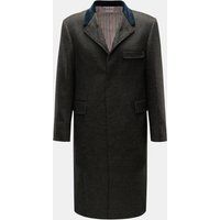 Thom Browne - Herren - Wollmantel dunkelgrün Thom Browne - Herren - Wollmantel dunkelgrün