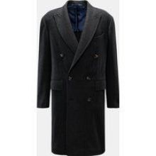 Stile Latino - Herren - Cashmere Mantel %27Eros%27 dunkelgrau/schwarz gemustert Stile Latino - Herren - Cashmere Mantel %27Eros%27 dunkelgrau/schwarz gemustert