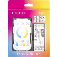 LTECH M2A+P2 CCT LED Funk Set 2.4 GHz, Funk Fernbedienung & 2-Kanal Empfänger, 12-48V DC, für CCT LED Streifen – Bild 2