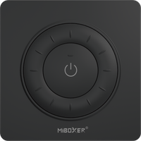 MiBoxer K3P Drehregler-Fernbedienung Schwarz – 2,4 GHz Funk, Helligkeit & Farbtemperatur, magnetische Wandhalterung – Bild 2