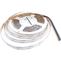 COB RGBCCT LED-Streifen 12 mm – 840LEDs/m, 24 V, 21 W/m – homogenes RGBCCT Band mit 180° Abstrahlwinkel – Bild 2