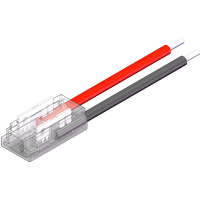 LED Strip-zu-Kabel Schnellverbinder – 2-polig, lötfrei, für 5 mm COB LED-Streifen mit 15 cm Anschlusskabel – Bild 2
