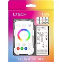 LTECH M4A+P4 LED RGBW Funk Set 2.4 GHz, Funk Fernbedienung & 4-Kanal Empfänger, 12-48V DC, für RGB und RGBW LED Streifen – Bild 2