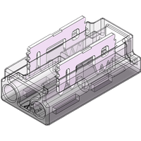 LED Strip-zu-Kabel Schnellverbinder – 2-polig, frei konfigurierbar für 5 mm COB Streifen (ohne Kabel) – Bild 2