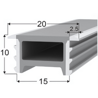 LED Neon Tube 15×10 mm – Silikonhülle zum Einbauen für LED-Streifen – Bild 2