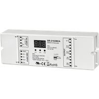 SR-2102BEA 4-Kanal DMX512 & RDM Controller 12-48V DC 8A/Kanal max. 32A für RGBW LED Streifen – Bild 2