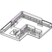 LED Eckverbinder – L-Form, 2-polig, lötfrei für 8 mm COB LED-Streifen – Bild 2
